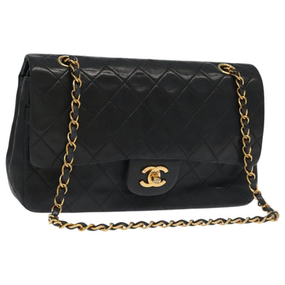Chanel Vintage Classic Double Flap Quilted Lambskin Small