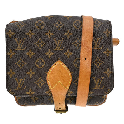 Louis Vuitton Cartouchiere Handbag Monogram Canvas MM