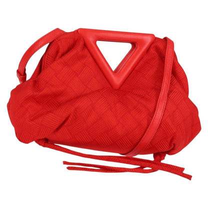 Bottega Veneta Point Shoulder Bag Chunky Knit Fabric Small