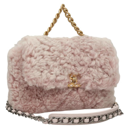 Chanel 19 Flap Bag Shearling Medium