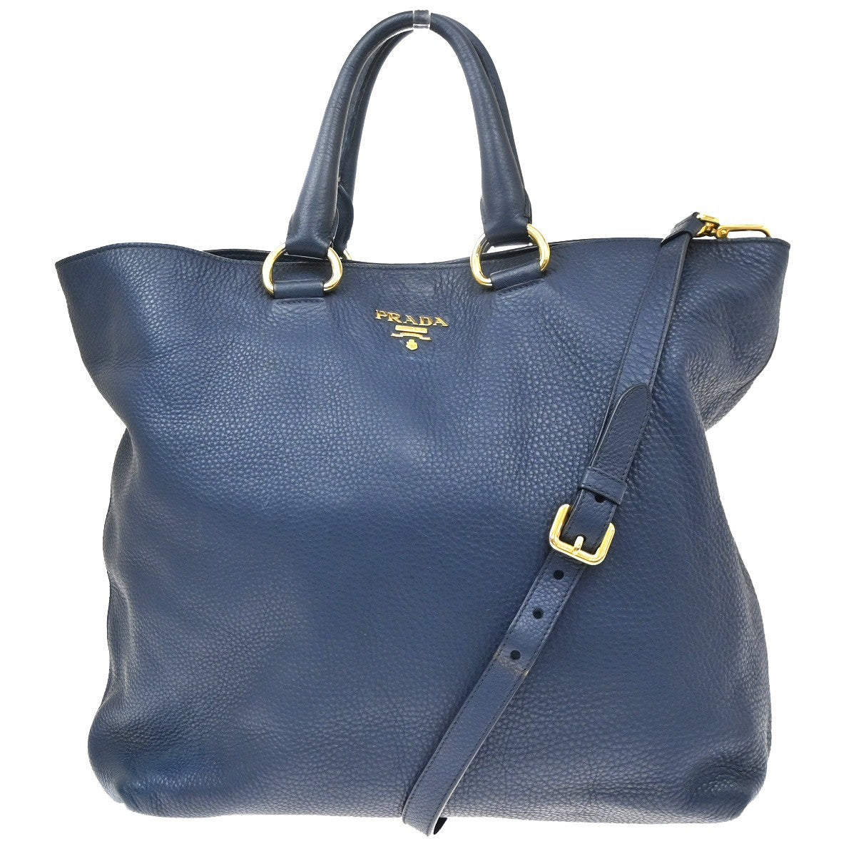 Prada Convertible Shopper Tote Vitello Daino Large