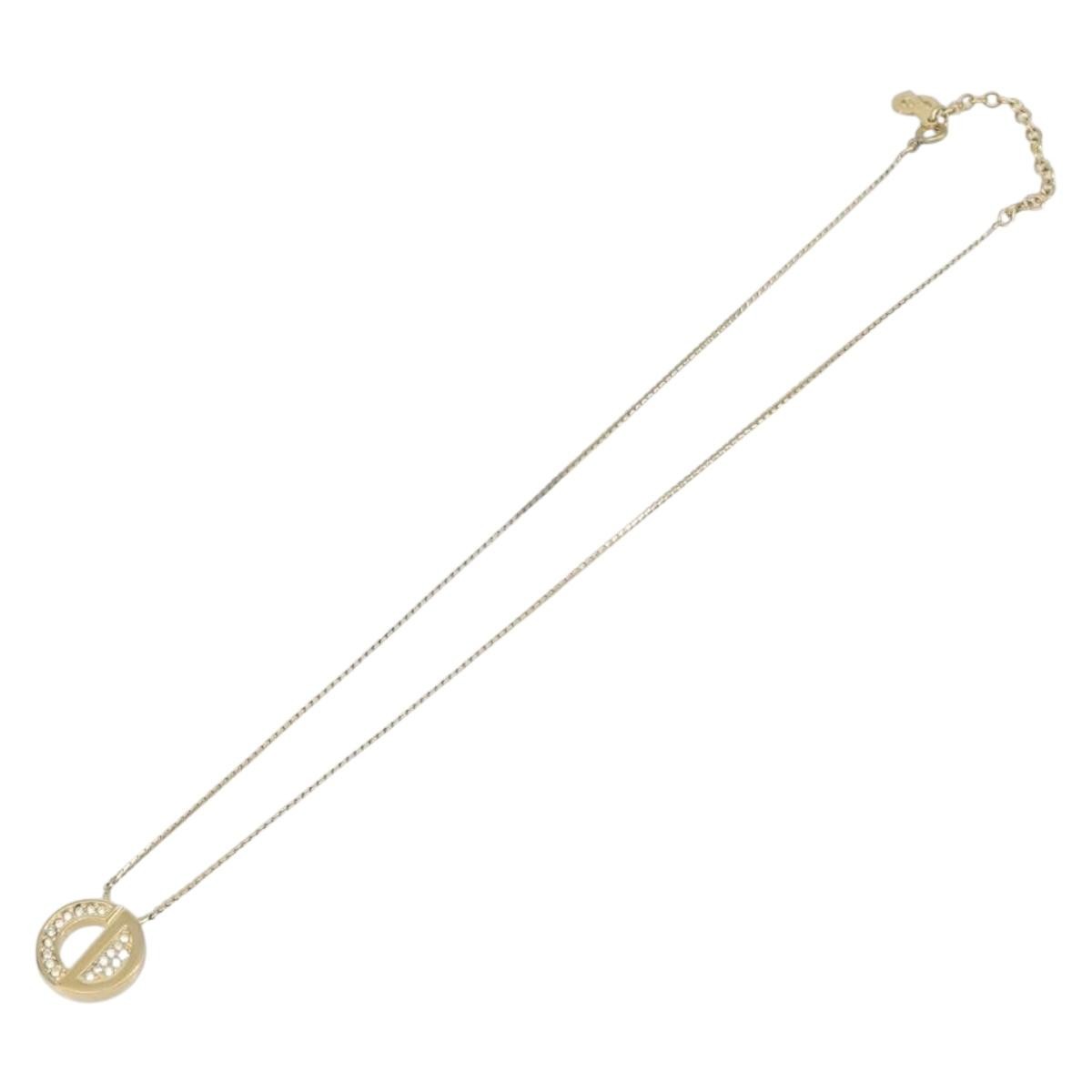 Christian Dior VIntage Circle Pendant Metal Product Image