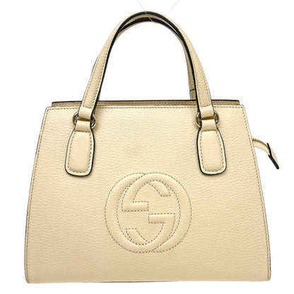 Gucci Soho Convertible Top Handle Satchel Leather Medium