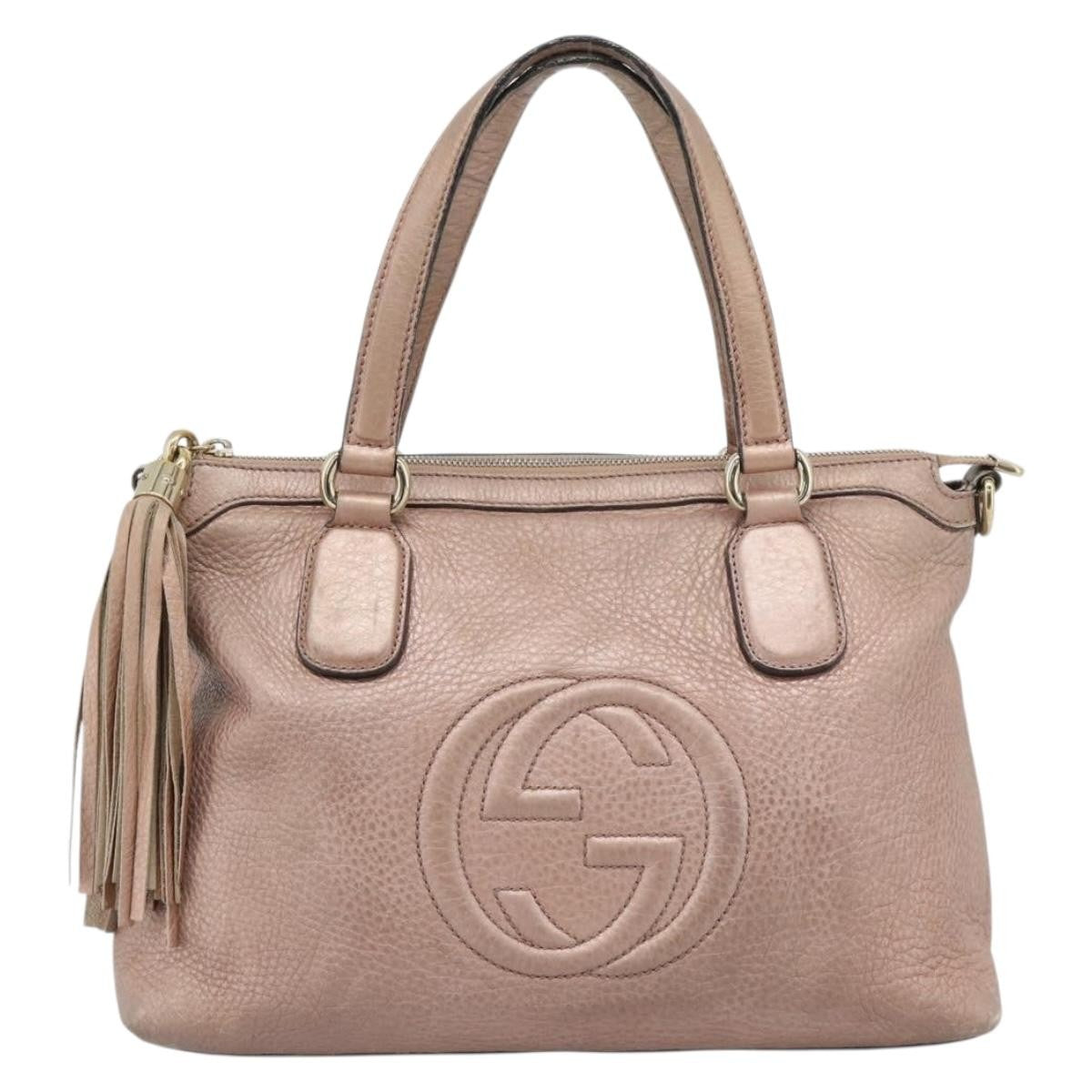 Gucci Soho Convertible Top Handle Leather Small