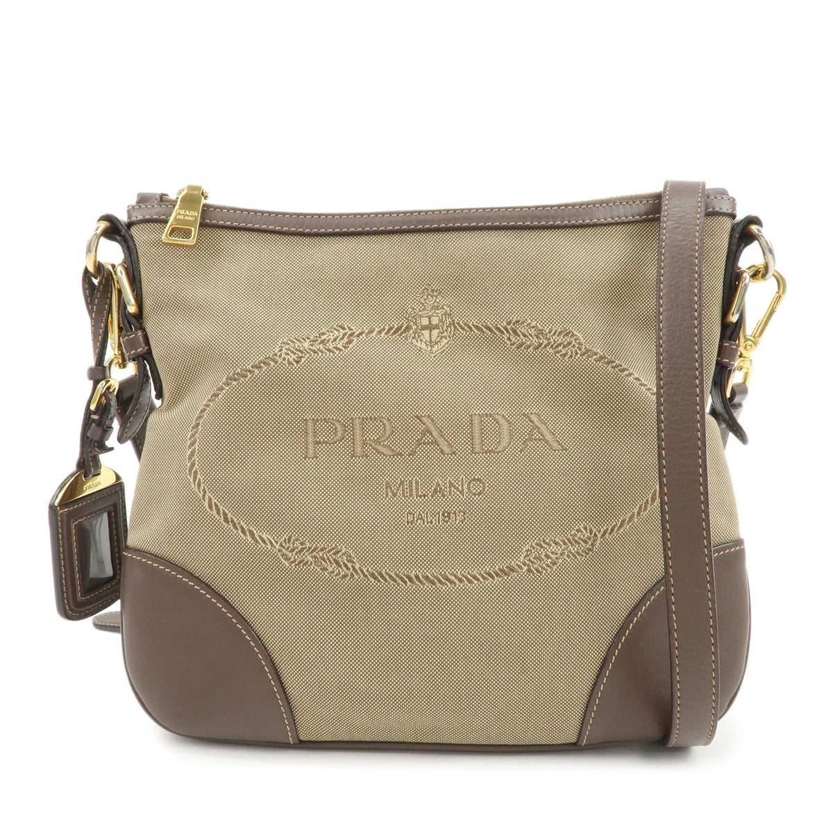 Prada Logo Canvas Small