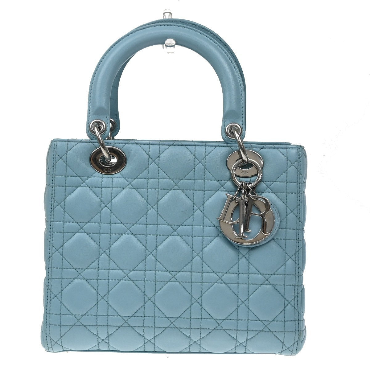 Christian Dior Lady Dior Cannage Quilt Lambskin Medium