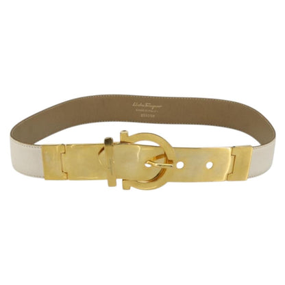Salvatore Ferragamo Gancini Buckle Reversible Belt Leather Medium