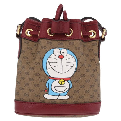 Gucci Doraemon Bucket Printed Mini GG Coated Canvas Mini