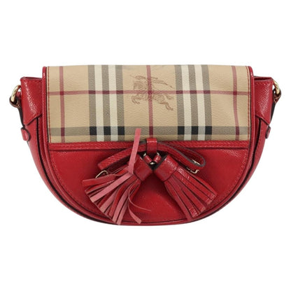 Burberry Maydown Haymarket Coated Canvas and Leather Small