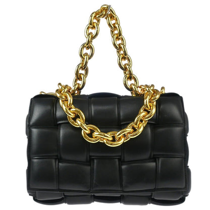 Bottega Veneta Cassette Chain Crossbody Bag Padded Maxi Intrecciato Leather Product Image