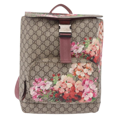Gucci Buckle Blooms Print GG Coated Canvas Medium