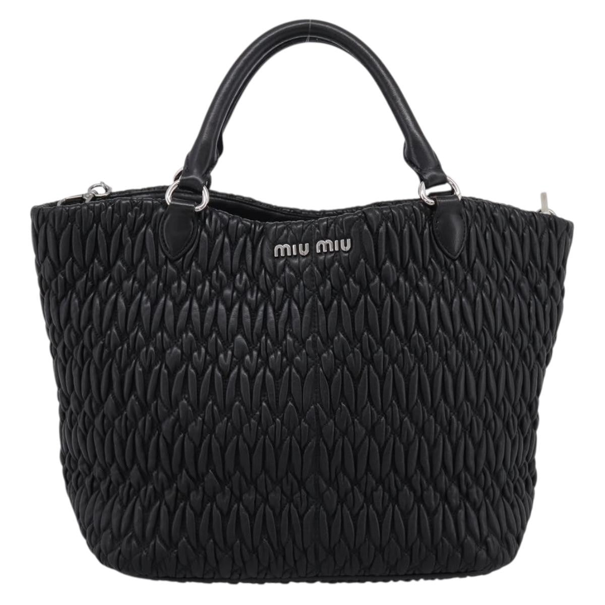 Miu Miu Shopper Tote Matelasse Leather Large