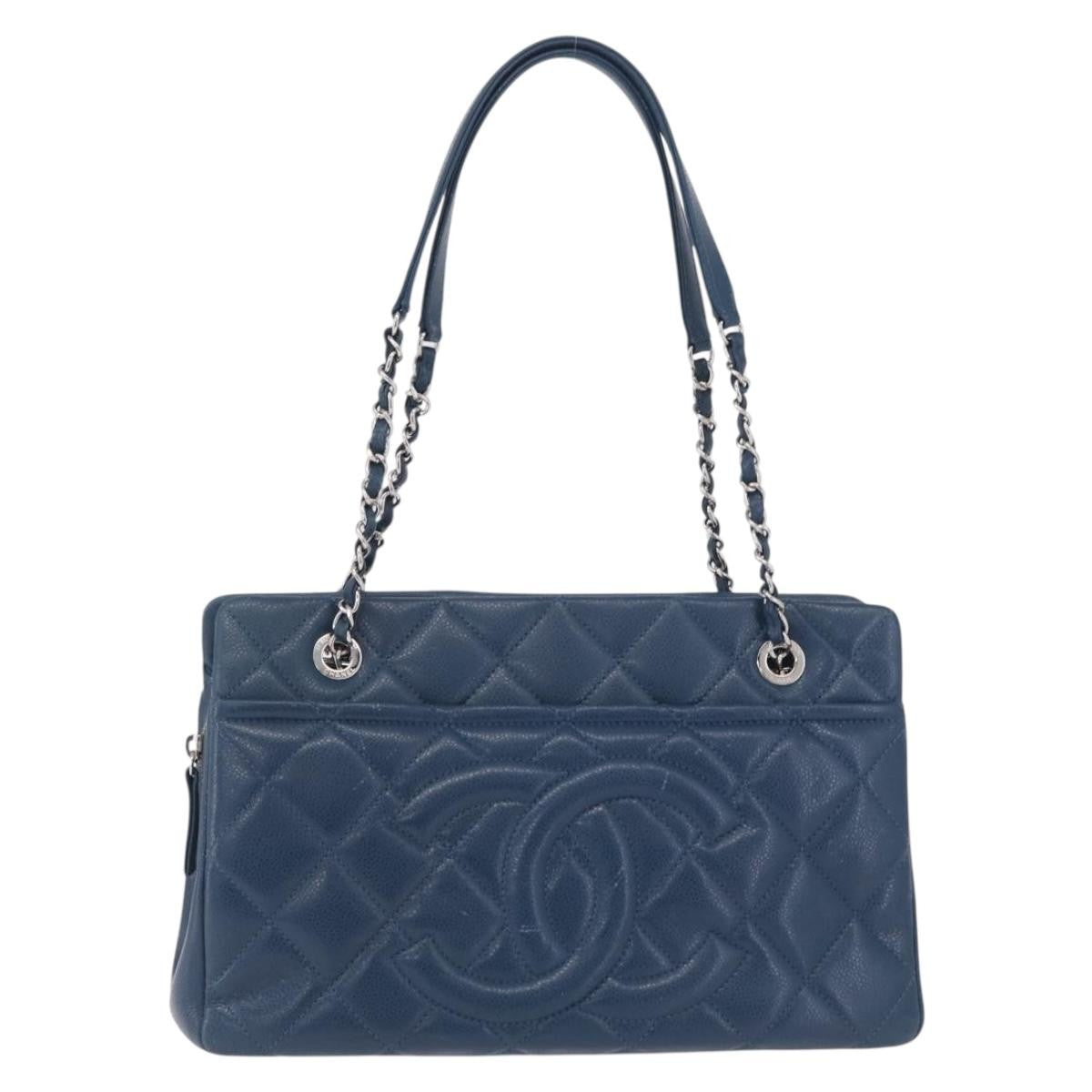 Chanel Timeless CC Shopping Quilted Caviar Medium