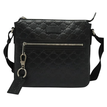 Gucci Signature Zip Messenger Guccissima Leather Small