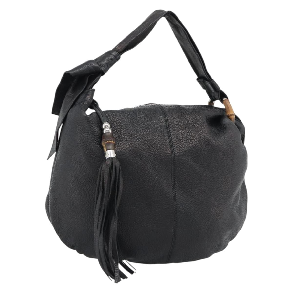 Gucci Vintage Bamboo Shoulder Bag Nylon Product Image