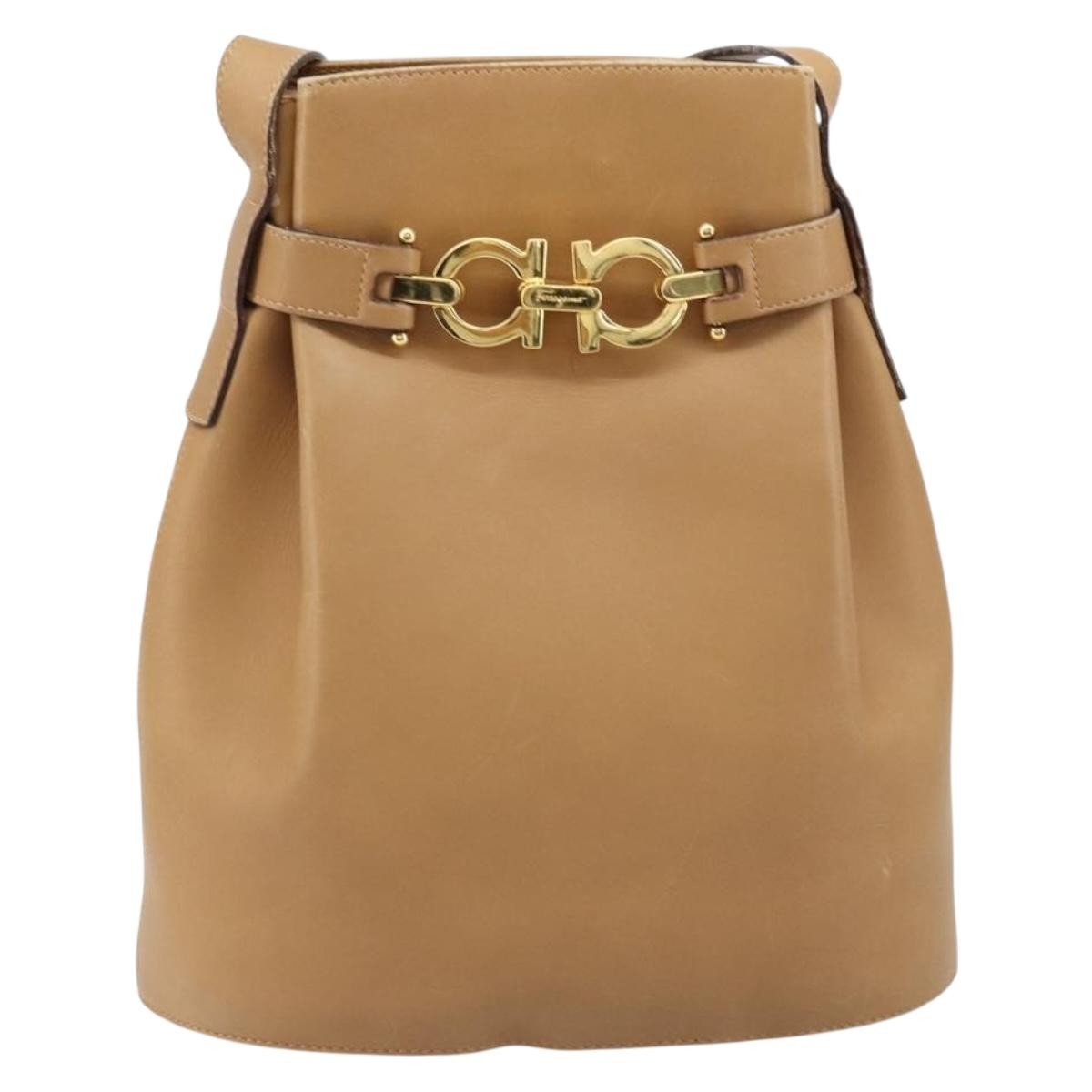 Salvatore Ferragamo Gancini Shoulder Bag Leather Product Image