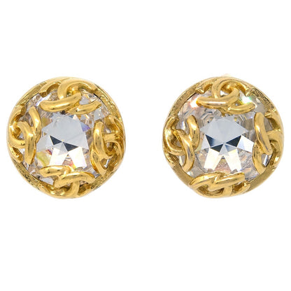 Chanel CC Round Metal and Crystal Product Image