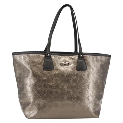 Salvatore Ferragamo Gancini Tote Patent leather Product Image