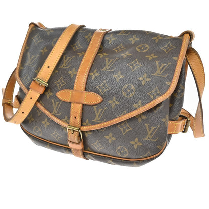 Louis Vuitton Saumur Handbag Monogram Canvas 30