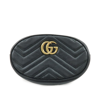 Gucci GG Marmont Belt Matelasse Leather Product Image