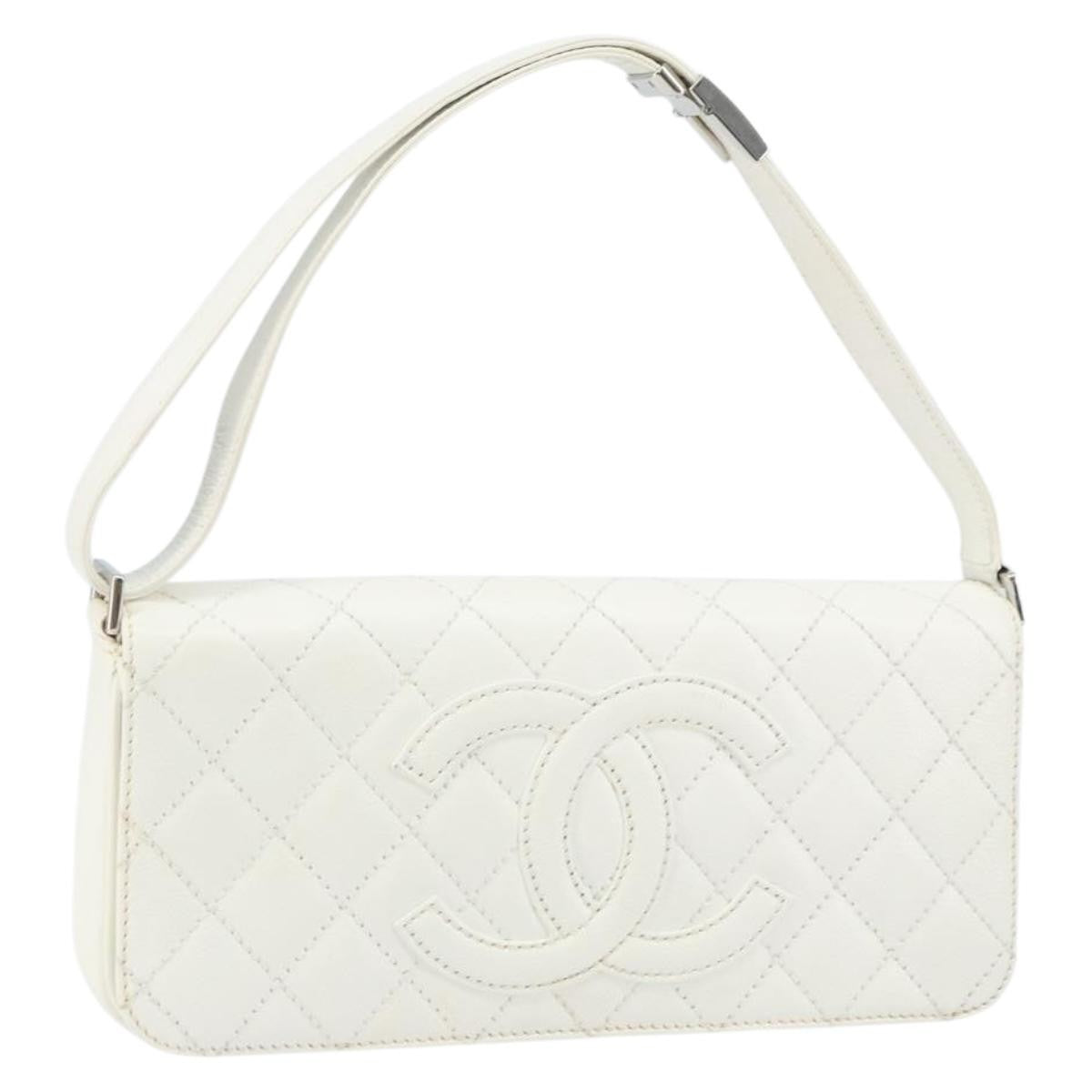 Chanel Vintage Timeless CC Adjustable Shoulder Bag Quilted Calfskin Small