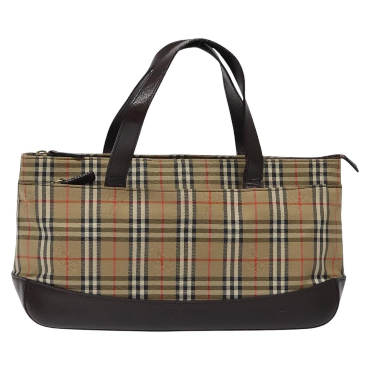 Burberry Nova Check Handbag Nova Check Canvas and leather Product Image