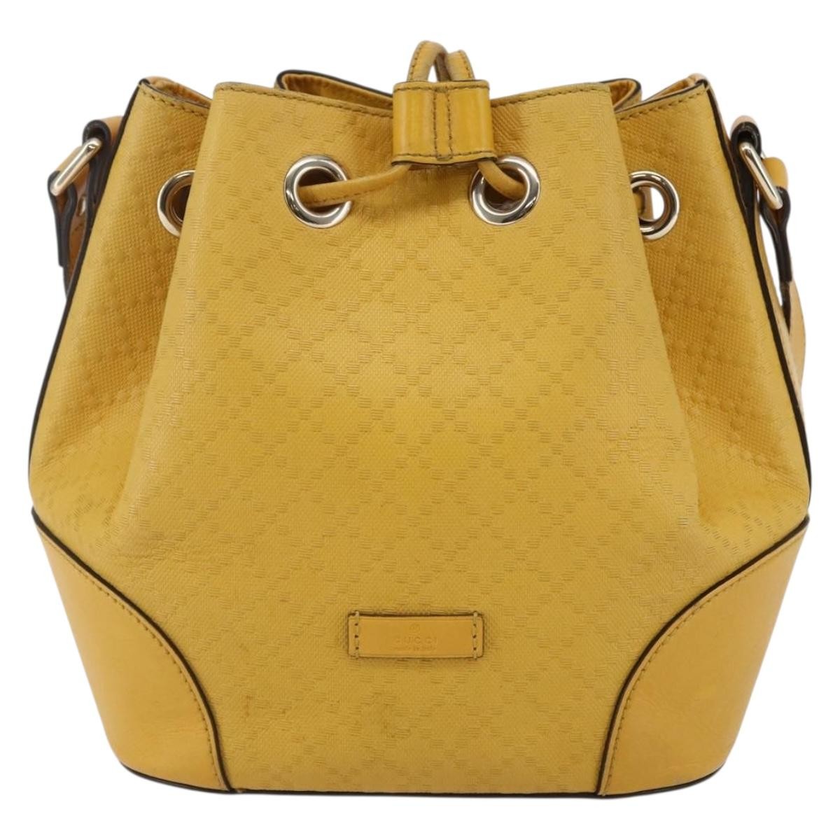 Gucci Bright Bucket Bag Diamante Leather Small
