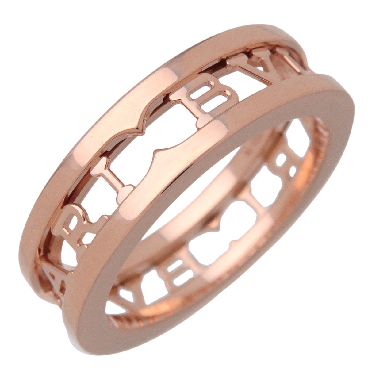 Bvlgari B.Zero1 Logo Openwork 18K Rose Gold Product Image