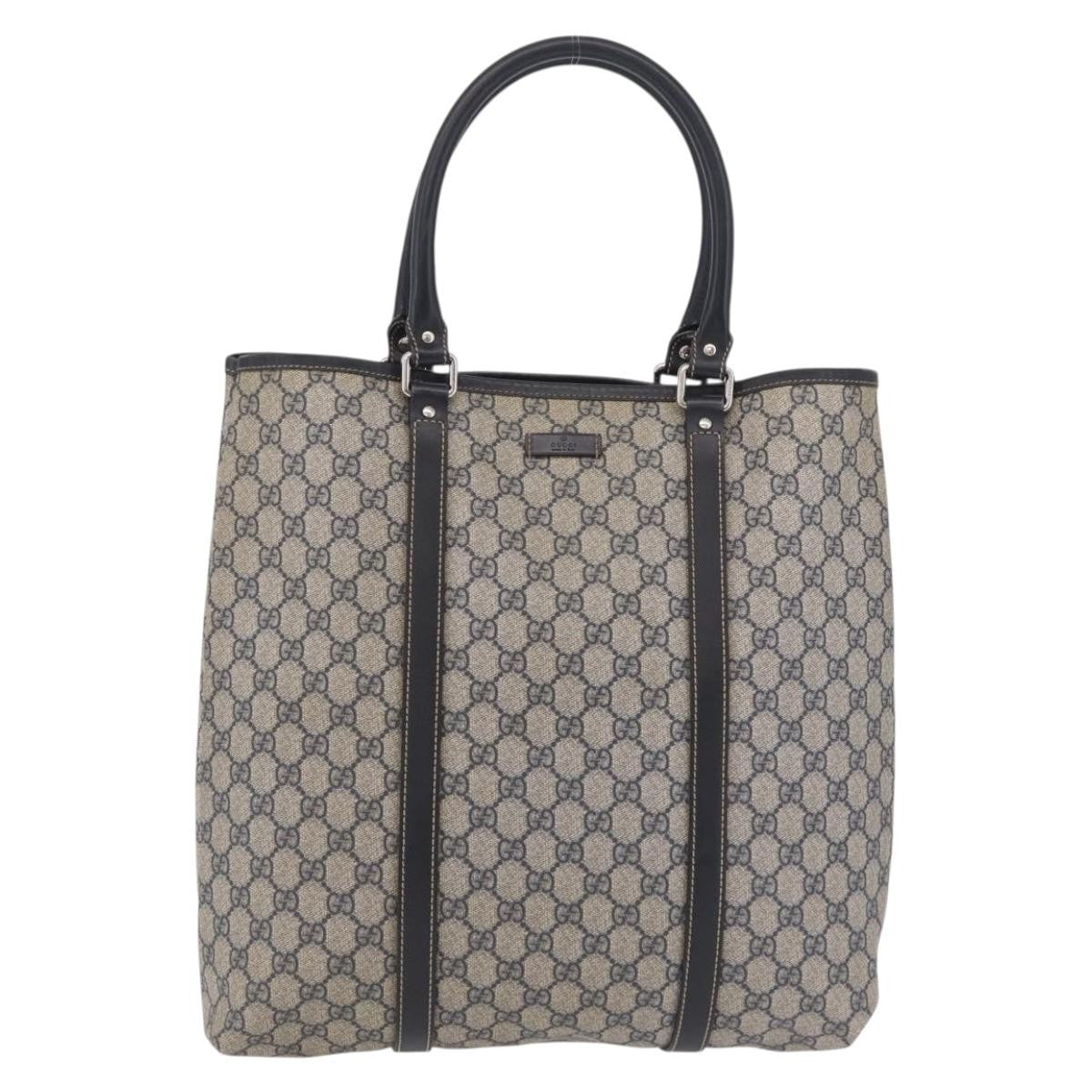 Gucci Open Tote GG Canvas and Leather Medium