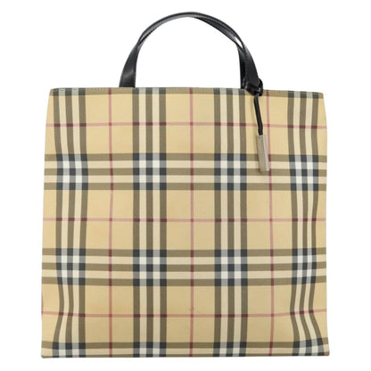 Burberry Nova Check Tote canvas check pattern Small