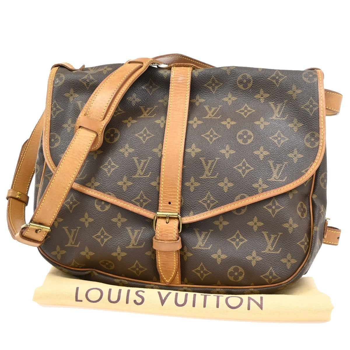 Louis Vuitton Saumur Monogram Canvas 35