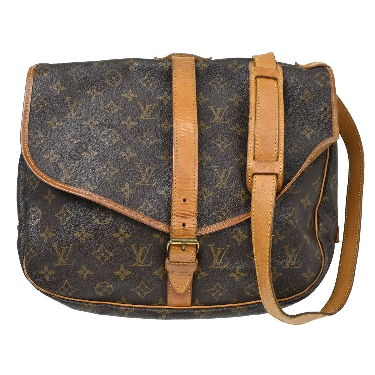 Louis Vuitton Saumur Monogram Canvas 35