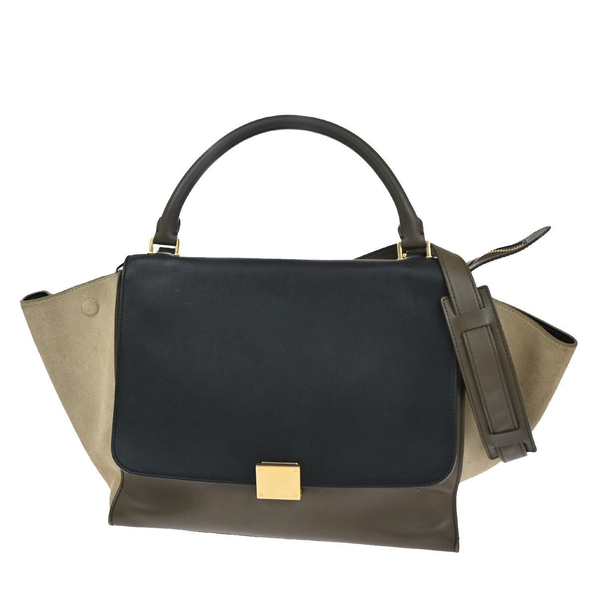 Celine Trapeze Leather with Suede Medium