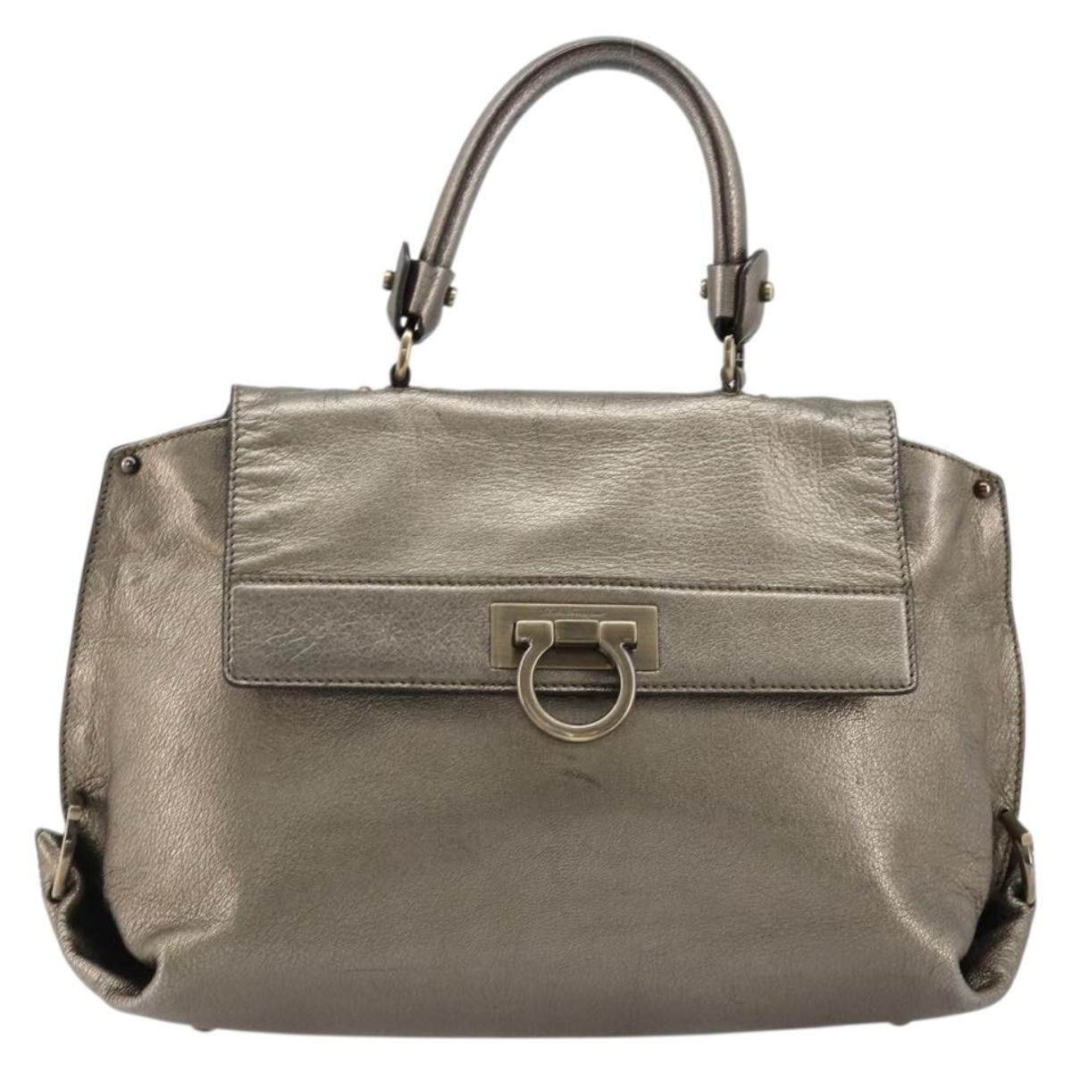 Salvatore Ferragamo Sofia Satchel Leather Medium
