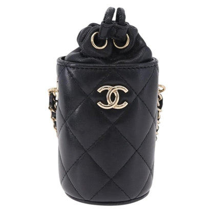 Chanel Drawstring Bucket with Chain Quilted Lambskin Mini