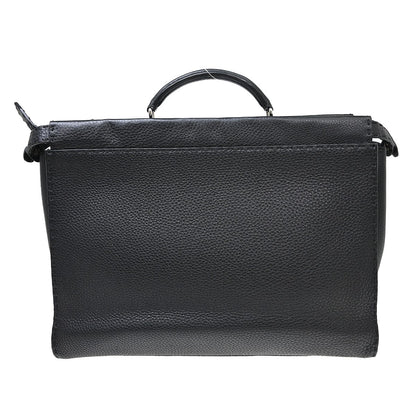 Fendi Selleria Monster Laptop Bag Leather Large