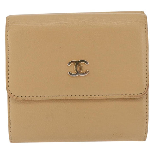 Chanel CC Trifold Wallet Leather Product Image