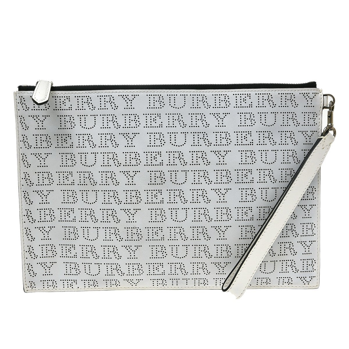 Burberry Zip Clutch Leather Product Image