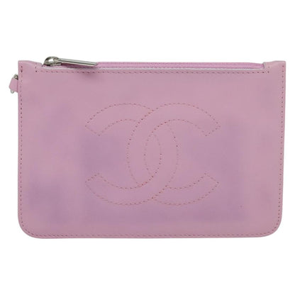 Chanel CC Zip Clutch Leather Product Image