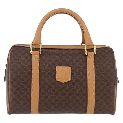 Celine Vintage Boston Macadam Coated Canvas Medium