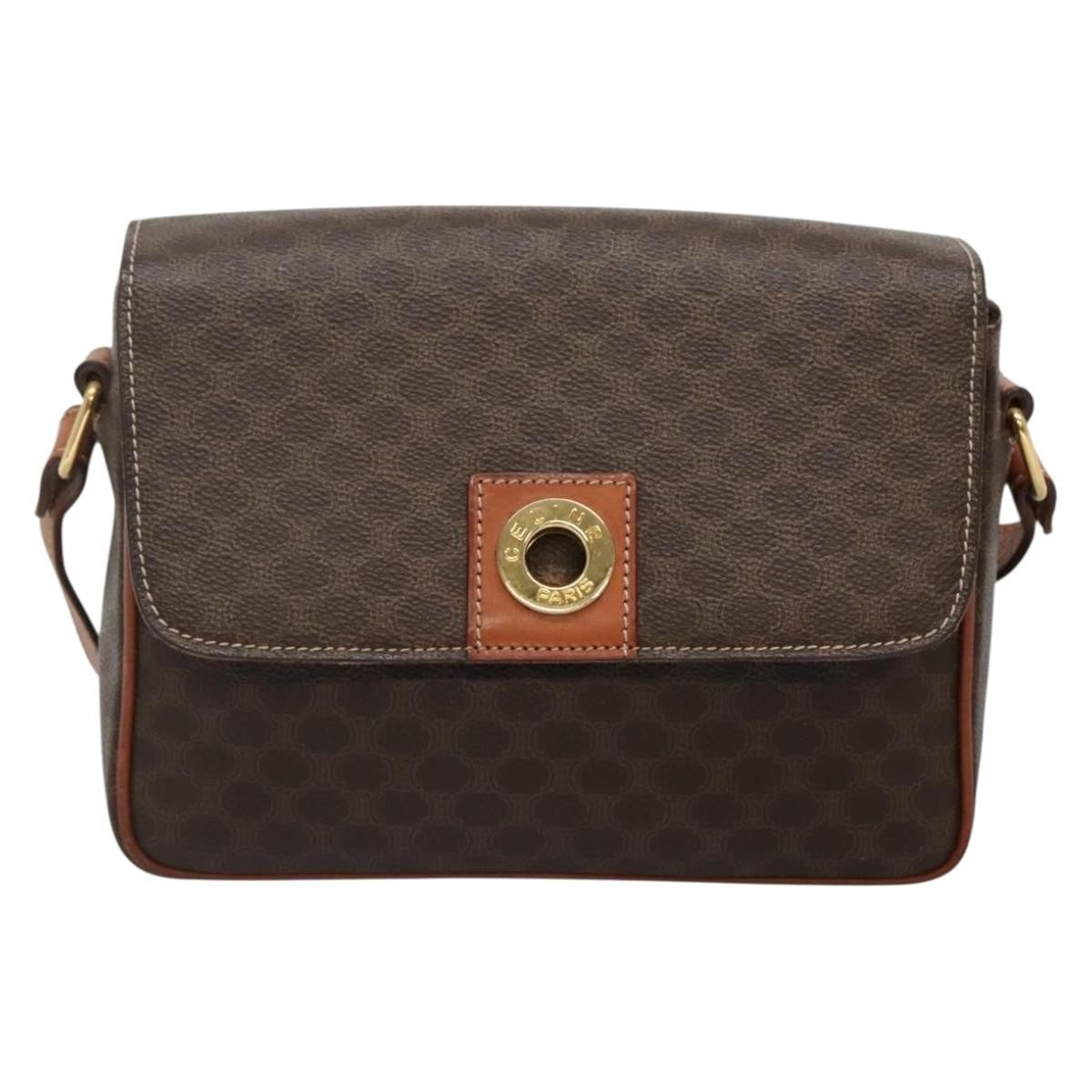 Celine Vintage Macadam Canvas and Leather Product Image