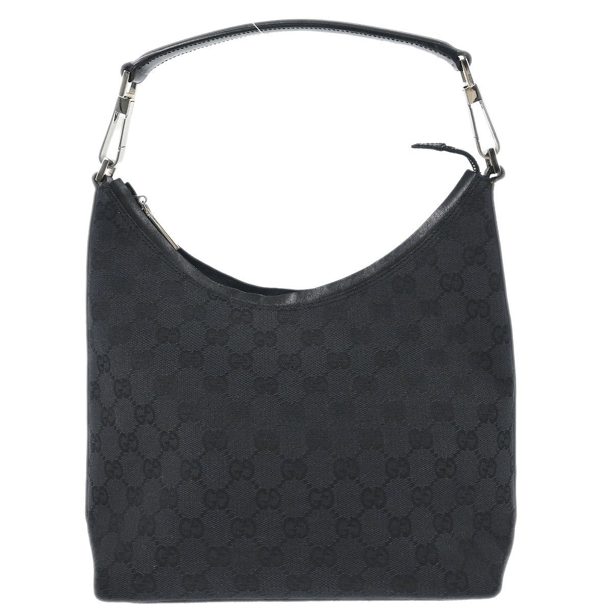 Gucci Vintage Clasp Handle Hobo GG Canvas Medium