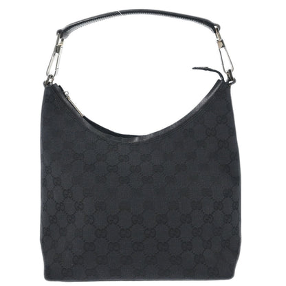 Gucci Vintage Clasp Handle Hobo GG Canvas Medium