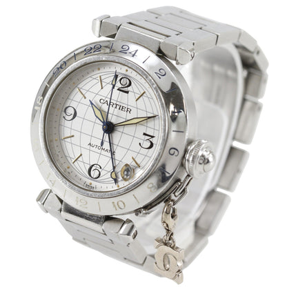 Cartier Pasha C GMT Automatic Stainless Steel 35