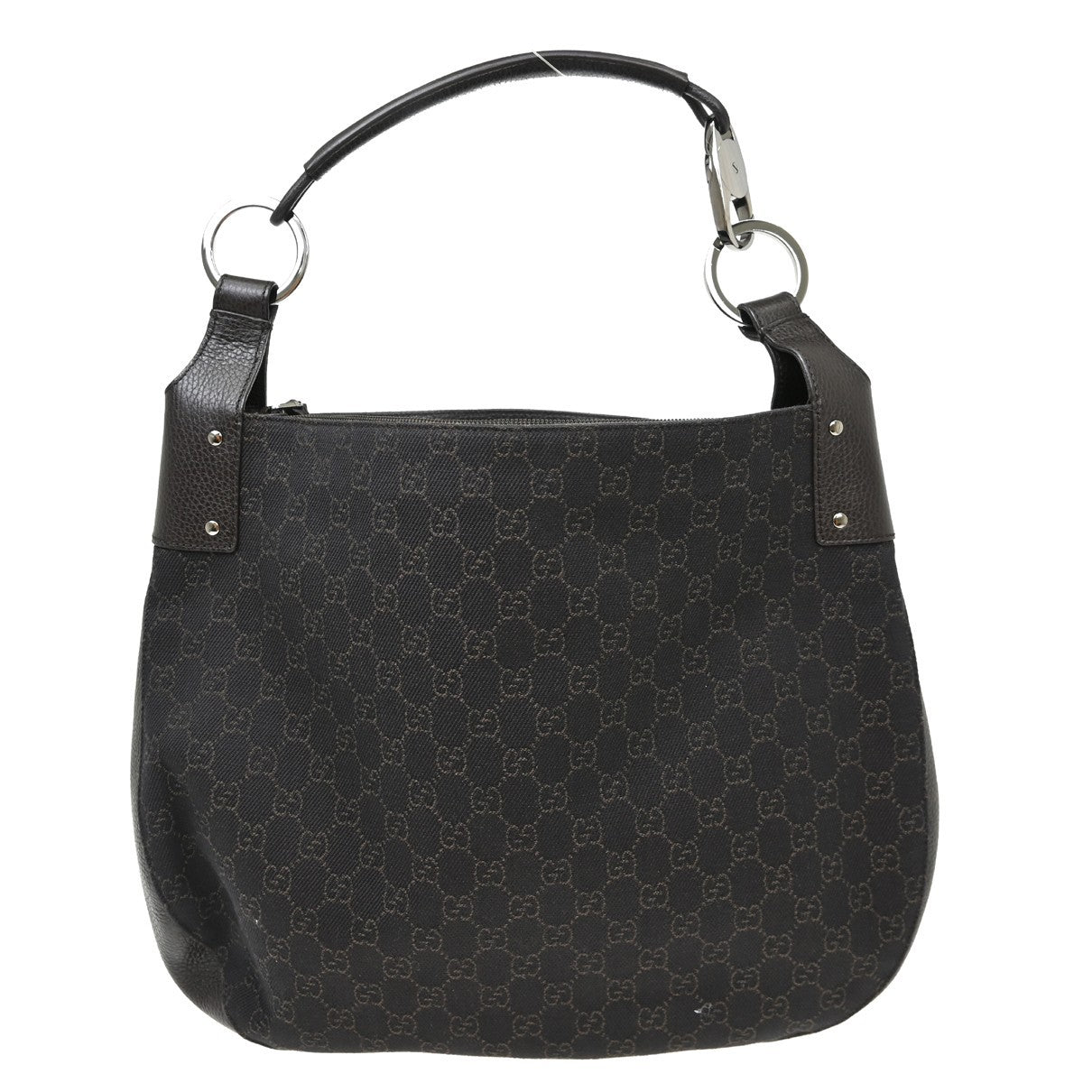Gucci Vintage Ring Hobo Printed Velvet Small