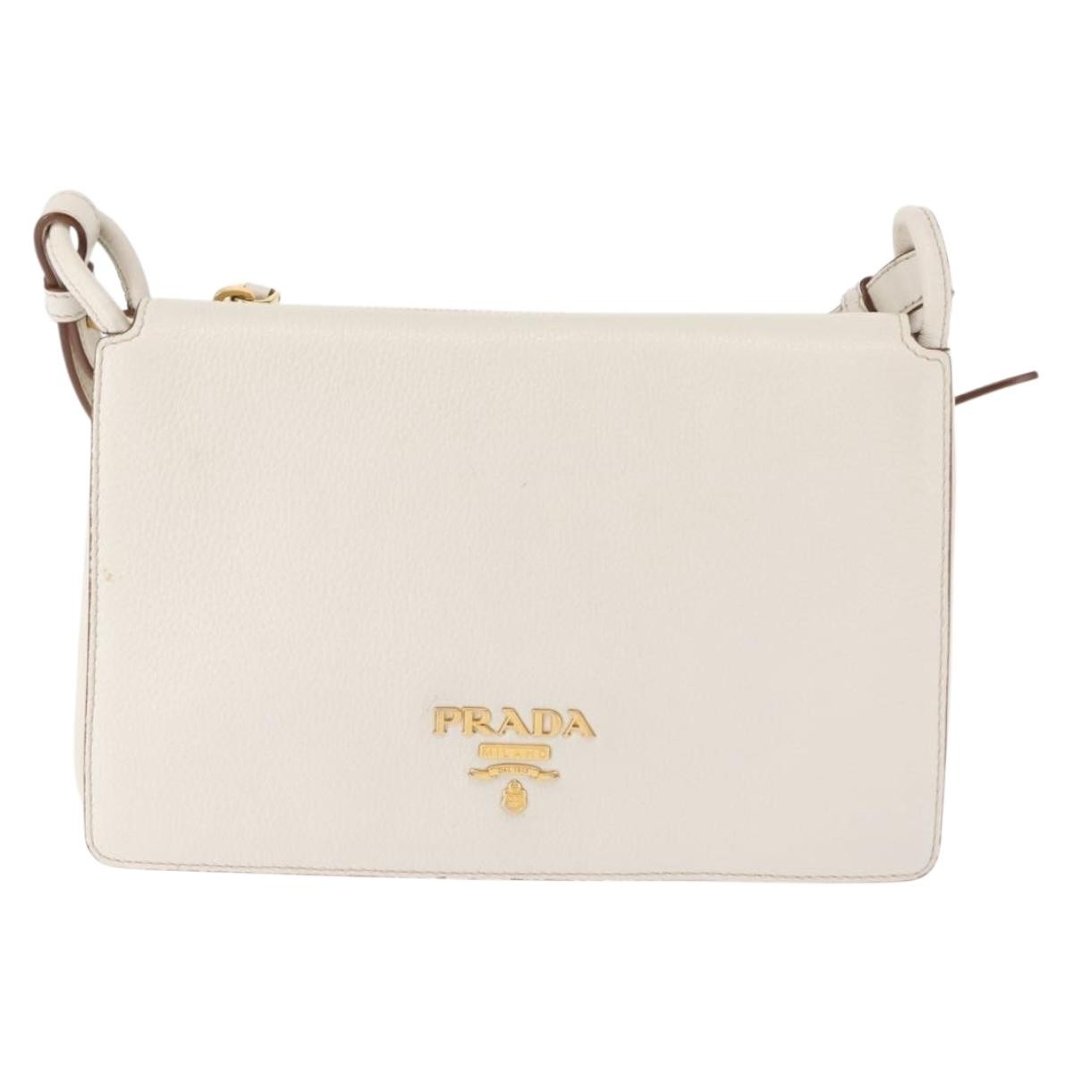 Prada Flap Crossbody Bag Vitello Daino Medium