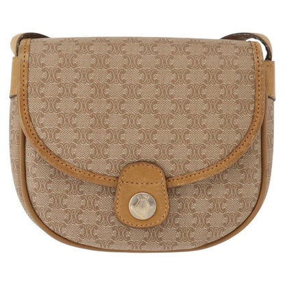 Celine Vintage Macadam Shoulder Bag Canvas and Leather Product Image