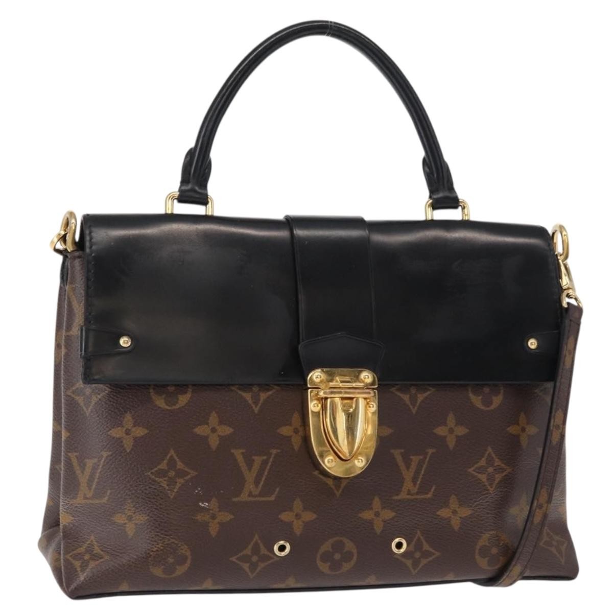 Louis Vuitton One Handle Flap Monogram Canvas and Leather MM