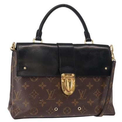 Louis Vuitton One Handle Flap Monogram Canvas and Leather MM