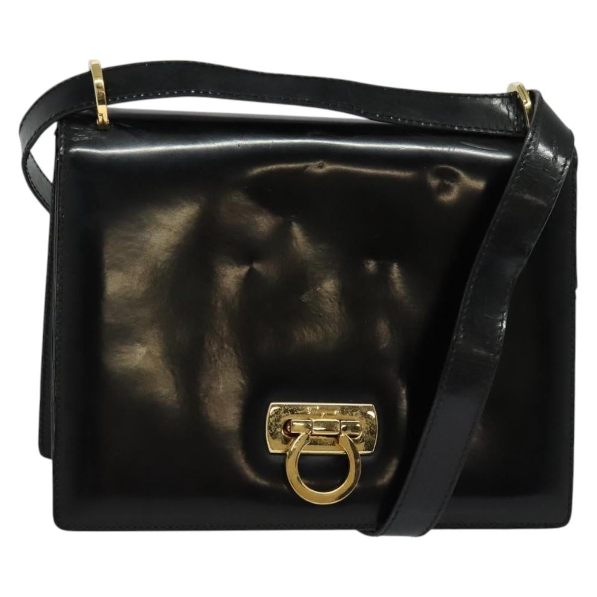 Salvatore Ferragamo Gancini Shoulder Bag Leather Product Image